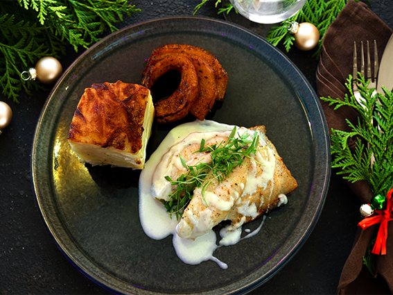 assiette poisson menu de fetes